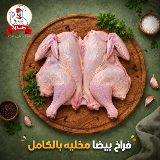 فراخ بيضا مخليه بالكامل