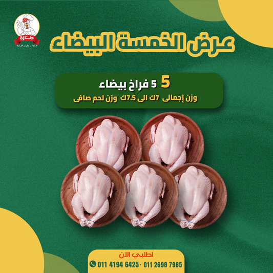 بوكس الخمسة البيضاء من طازة
